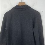 J.Crew Merino Wool Blend Open Front Cardigan Jacket Charcoal Gray Small Photo 5