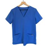 FIGS Casma Three-Pocket Scrub Top Ceil Blue Photo 0