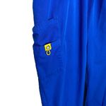 WonderWink  Scrub Bottom Medical Uniform Blue Yellow Drawstring Pants XL Photo 1