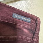 Citizens of Humanity Burgundy Skinny Pants Photo 3