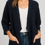 Vintage Houndstooth 100% Collegiate Style Wool Skirt Large Black White Photo 0