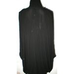 NWT New $700 Womens 42 6 Designer Italy Costume National Blouse Black Layer Cape Photo 7