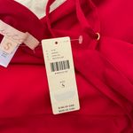 Anthropologie Red Hutch Satin Bow Midi Dress Photo 8