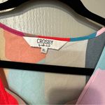 CROSBY by Mollie Burch  Spring Colorblock Rooney Top XL Bow Sleeve V Neck Photo 1