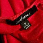 Ambiance Red Lace Bodysuit Women’s S Y2K Vampy Goth Romantic Lace Trim Photo 5