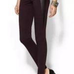 Rag and Bone Wine Black Pop Legging Lamb Leather Panel Skinny Jeans Size 25 Photo 3
