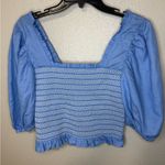 EMILY MCCARTHY havana top in della robia blue size S Photo 1