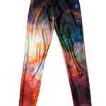 Blackmilk SPACE GALAXY RAINBOW LEGGINGS PANTS S Photo 3