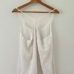 Loft White Embroidered Floral Top Photo 5