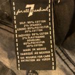 7 For All Mankind Black Distressed Jean Skirt Photo 1