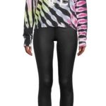 No Boundaries  Womens Screen Print Tie Dye Short Top  Size Medium 7-9 Juniors New Photo 3