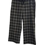 REWASH Women's Size M Black Plaid Capri Pants Office Siren Resort  Brand Retro Photo 0