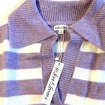 For Love & Lemons NWT Striped Maud Boxy Crop Wide Sleeve Sweater - Small Photo 2