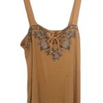 American Eagle ✨HP✨ Embroidered Lace Up Tank✨ Photo 0