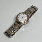 ESQ BY MOVADO Woman’s gold tone inlay Stainless steel quartz movement ESQ MOVADO wrist watch ! Photo 4