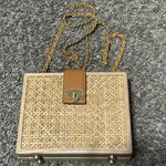 J. McLaughlin  Eugenie Raffia Pattern Wood Crossbody Bag Photo 1