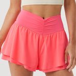 Aerie Real Me Ruched Flowy Shorts Photo 0