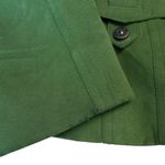 Tribal Lime Green Faux Suede Moto Jacket Women’s Size 6 Zip Front Silver Trim Photo 5