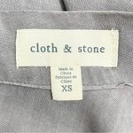 Anthropologie Cloth & Stone Jenna Cropped Jumpsuit Lavender Gray Tencel Size XS Photo 9