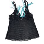 Victoria's Secret  Sexy Little Things Cami Top in Black and Blue Photo 2