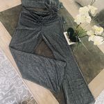 Wild Fable Womens XXL Solid- colored lurex glitter flare high rise pants Set Photo 4