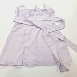 MORE TO COME Sarai Slit Mini Dress in Lavender XL Purple Photo 2