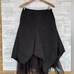 Etam asymmetrical handkerchief hem size 8 Black Photo 0