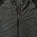 Lululemon heather dark grey and black 3/4 sleeve half zip top Photo 3
