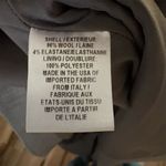 Milly  Women's Gray Flutter Sleeve Wool Sheath Dress Size 6 Office Midi Length Photo 5