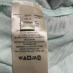 Free People Caroline Iced Aqua Long Sleeve Shirred Turtleneck Top Size M NWT Photo 8