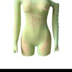 SheIn  green mesh bodysuit  Photo 1
