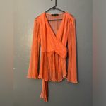 House Of Harlow 1960 x Revolve Meriem Blouse In Coral Size Small Photo 3