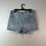 Kensie ‎ Vintage Luxe Denim Shorts Frayed Hem Light Wash Casual Y2K Size 10 Photo 1