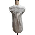 Maven West Striped Linen Blend Tunic Dress with Tassel Ties XS Photo 1