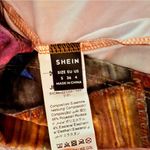 Celestial velvet long belle sleeve midi dress sun moon stars small witchy Blue Photo 5