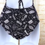 Harry Potter Spells Swimsuit Womens S Black White Spell Words Graphic Back Strap Photo 10