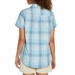 Eddie Bauer NEW Blue Plaid Short Sleeve Button Down Adventure Shirt Top size XL Photo 2