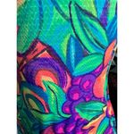 Jantzen one piece swimsuit Vintage 1980s bright orange green purple Photo 5