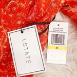 1. State 1.‎ STATE Orange Coral Paisley Sweetheart Smocked Top Cottagecore Medium New Photo 5