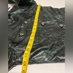 Guess Vintage Dark Green Snakeskin Print Jacket Photo 6