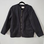 Universal Threads Women’s Black jacket.  Large  Adjustable waist. Photo 1