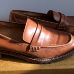 Madewell  The Corinne Lugsole Brown Leather Loafer Women's Size 10 Photo 0