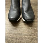 Vionic  Cece Black Leather Slip-On Sneaker Bootie Ankle Boot  Womens Sz 7.5 Wide Photo 4