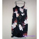 City Chic New! Pixel Floral Print Sleeveless Dress, size 20 Photo 2