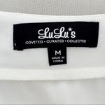 Lulu*s size M Play Nice Ivory Skater Dress Mini HOCO Graduation Bridal Shower White Size M Photo 13