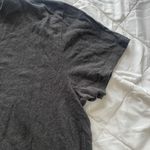 Women Size Small Dark Grey Tee Blue Photo 1