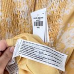 Abercrombie & Fitch NWT  Tie-Strap Ruched Midi Dress - Yellow - S Photo 7