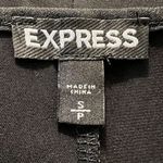 EXPRESS  Black V-Neck L/S Top Lace Sleeve Insets NWOT Size‎ Small Photo 8