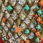 Vintage Valentina 60's Sequined & Beaded Wool Vest Size S Multiple Photo 7