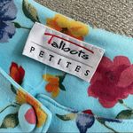 Talbots Vintage Petites 2pc Cotton Knit Floral Skirt Set M Photo 6